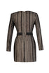 V' Neck Long Sleeve Wrap Mini Dress